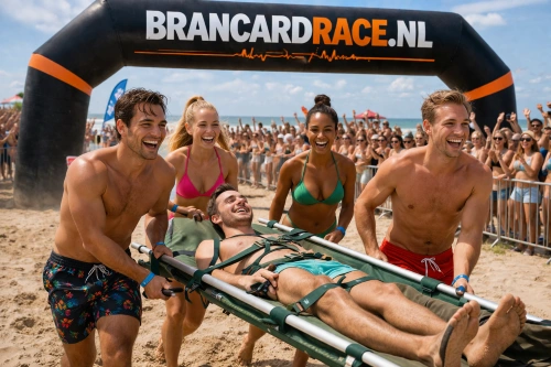 Brandcards / brancards, <br />Parcours en obstakels,<br />Begeleiding, <br />Complete organisatie, 